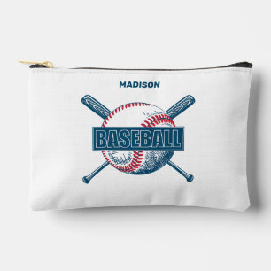 Custom Name Baseball Accessory Pouch