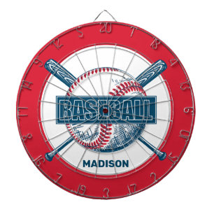 Custom Name Baseball Dart Board