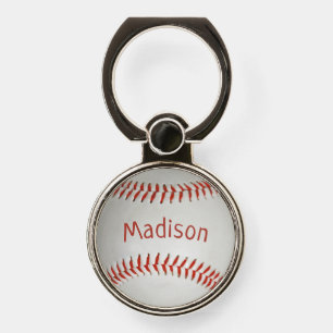 Custom name Baseball phone grip