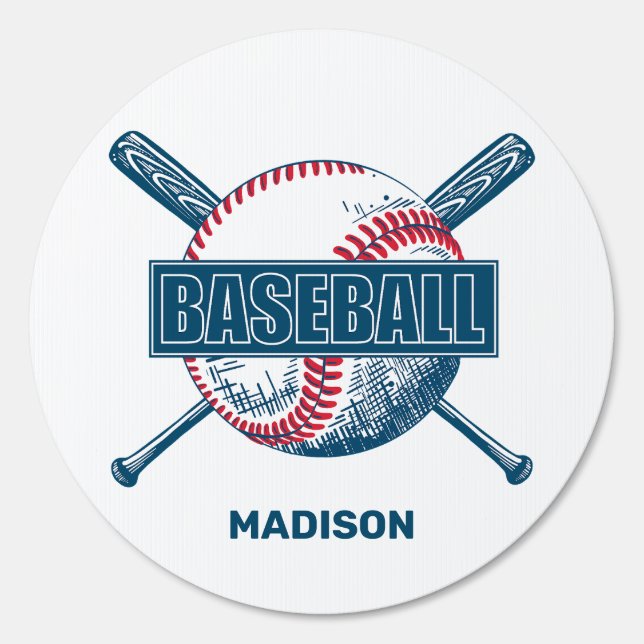 Custom Name Baseball Sign (Front)