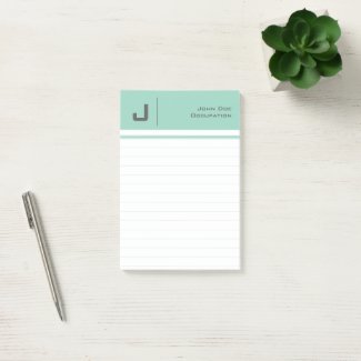 Custom Name Basic Clean Simple Minimalist Teal