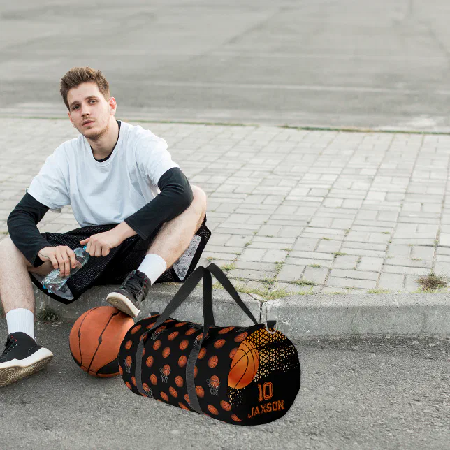 Custom Name Basketball Bag Personalized Number Zazzle Custom Name Basketball Bag Personalized Number Zazzle