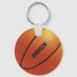 Custom name Basketball key chain