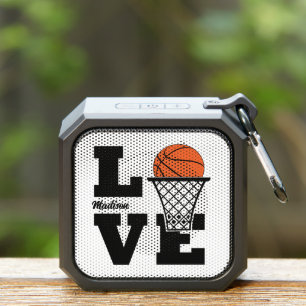 Custom Name Basketball Love Bluetooth Speaker