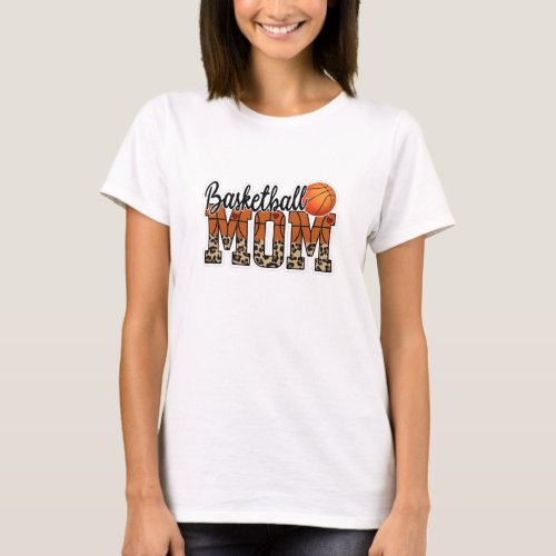 Custom Name Basketball Mom  Mothers Day T_Shirt