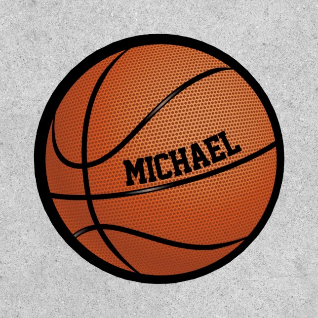 Custom Name Basketball Patch (Front)