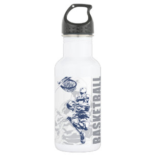 Custom Name Basketball Player Stainless Steel Water Bottle