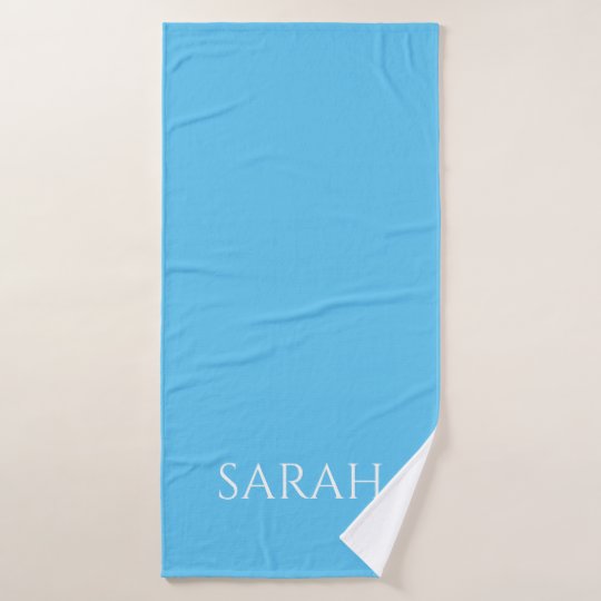 Custom Name Bath Towel