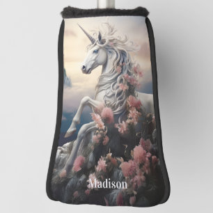 Custom Name Beautiful Unicorn Golf Head Cover