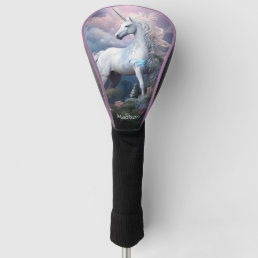 Custom Name Beautiful Unicorn Golf Head Cover