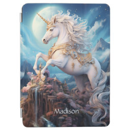 Custom Name Beautiful Unicorn iPad Air Cover
