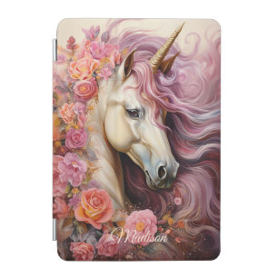Custom Name Beautiful Unicorn iPad Mini Cover