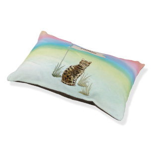 Custom Name Bengal Cat Pet Bed