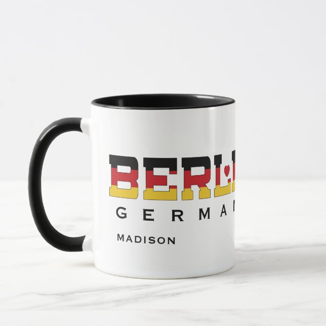 Custom Name Berlin Germany Mug (Left)