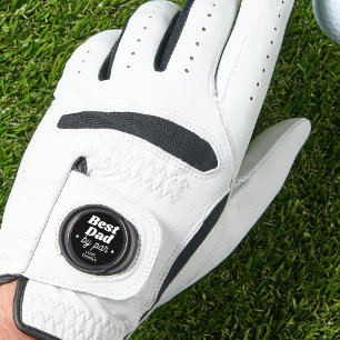 Custom Name Best Dad By Par Retro Cool Golf Glove