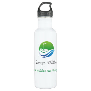 Custom Name Best Golfer Water Bottle