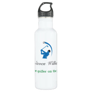 Custom Name Best Golfer Water Bottle