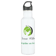 Custom Name Best Golfer Water Bottle