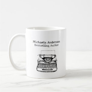 Custom Name Bestselling Author Writer Gift Coffee Mug