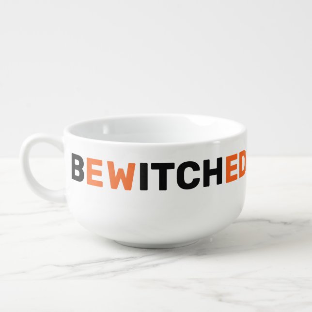 Custom Name Bewitched Soup Mug (Right)
