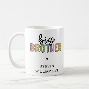 Custom Name Big Brother Cute Personalized Coffee Mug