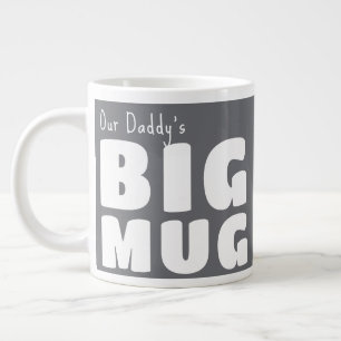 Custom Name Big Mug Gray C19 Funny Novelty