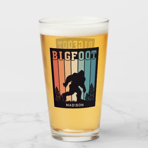 Custom Name Bigfoot Glass