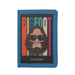 Custom Name Bigfoot Tri-fold Wallet