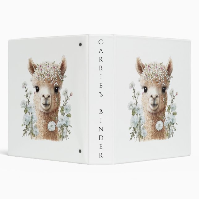 Custom Name Binder, School Binder, Work Binder (Background)