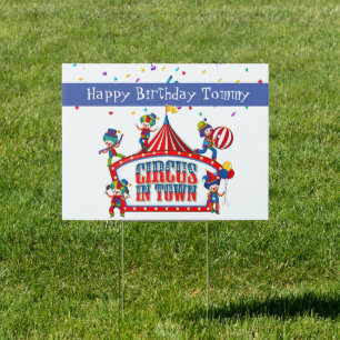 Custom Name Birthday Yard Sign