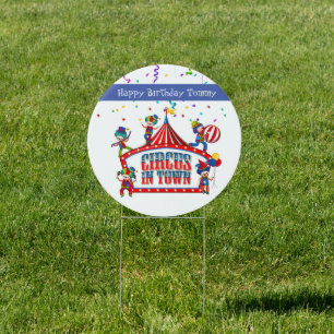 Custom Name Birthday Yard Sign