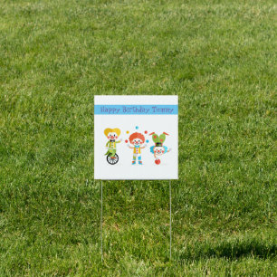 Custom Name Birthday Yard Sign