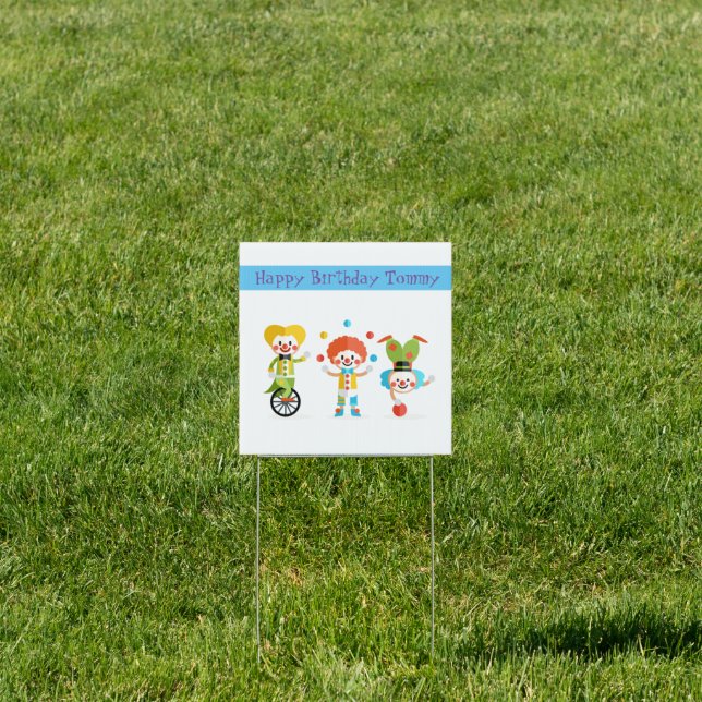 Custom Name Birthday Yard Sign (Insitu)
