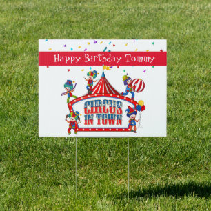 Custom Name Birthday Yard Sign