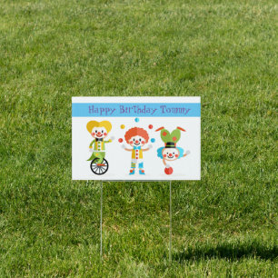 Custom Name Birthday Yard Sign