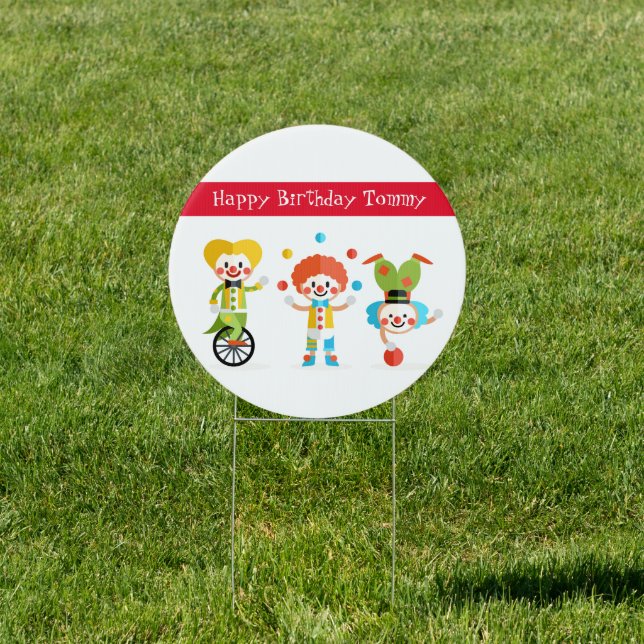 Custom Name Birthday Yard Sign (Insitu)