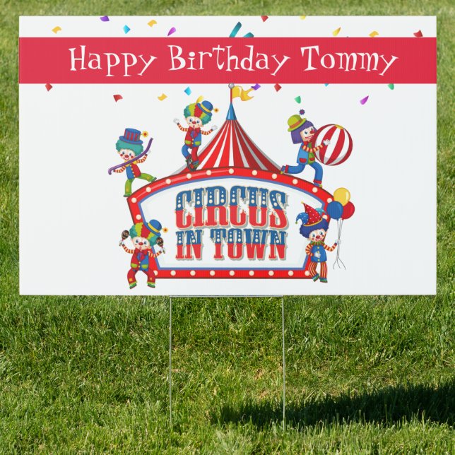 Custom Name Birthday Yard Sign (Insitu)