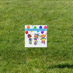 Custom Name Birthday Yard Sign