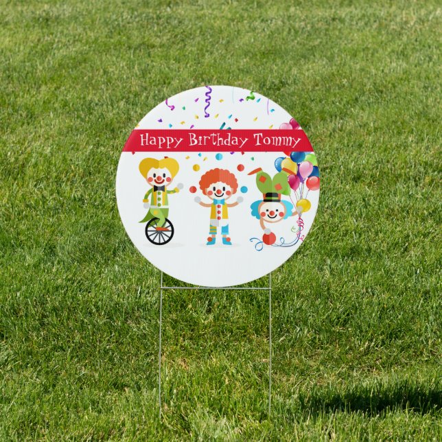 Custom Name Birthday Yard Sign (Insitu)