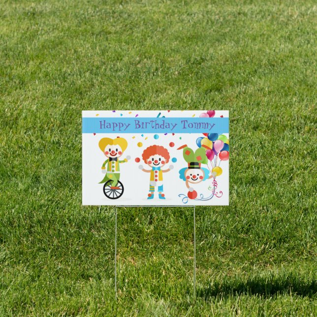 Custom Name Birthday Yard Sign (Insitu)