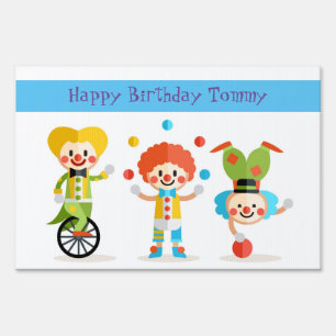 Custom Name Birthday Yard Sign