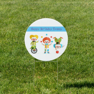 Custom Name Birthday Yard Sign