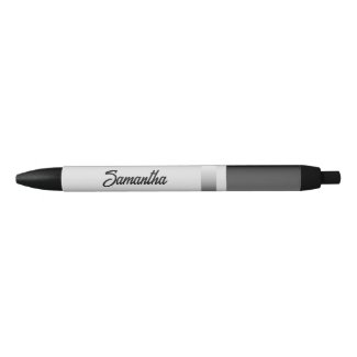 Custom name black gradient stripes