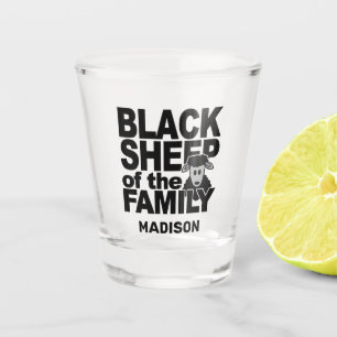Custom name "Black Sheep" Shot Glass