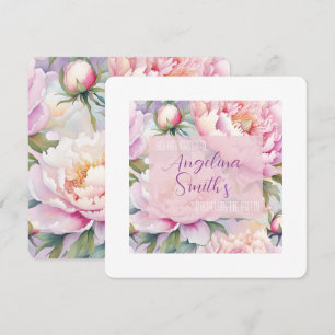 Custom Name Blush Pink Peony Bachelorette Party Invitation