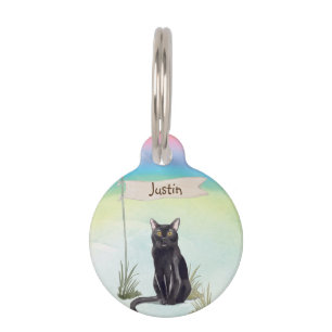 Custom Name Bombay Cat Pet ID Tag