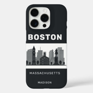 Custom Name Boston Massachusetts iPhone 16 Pro Case