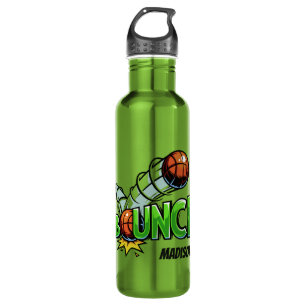 Custom name BOUNCE Basketball water bottles