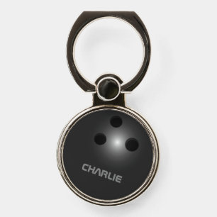 Custom name Bowling Ball phone grip