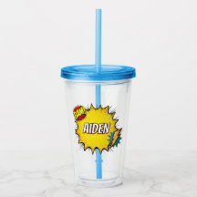 Custom Name Boys Superhero